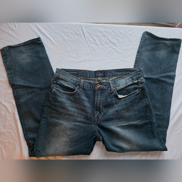 Lucky Brand Other - Lucky Brand 363 Vintage Straight Jeans Men’s 36x32 Medium Wash Distressed Casual